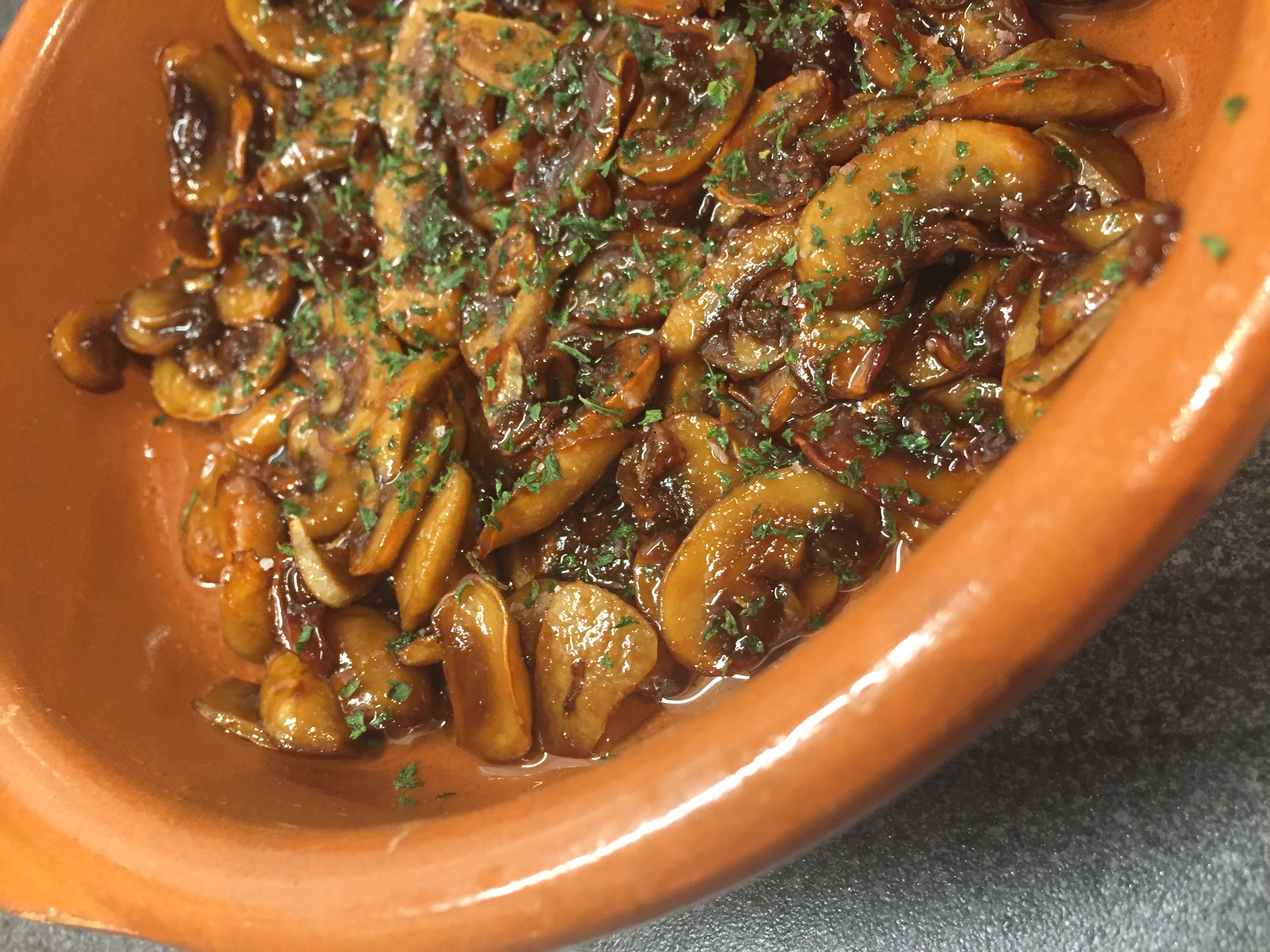 Garlic Mushrooms (in sherry)