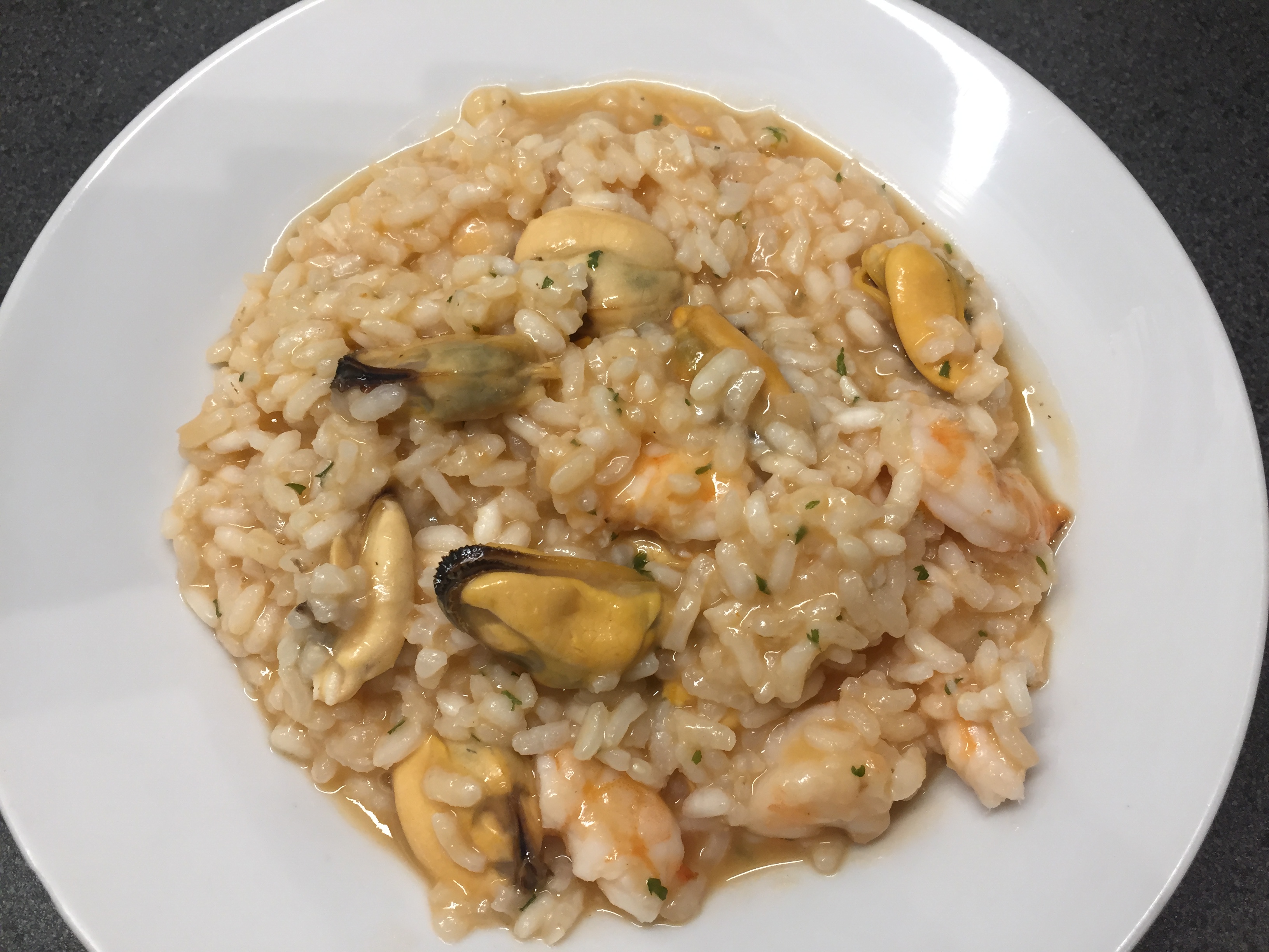 Mussels & Prawn Risotto